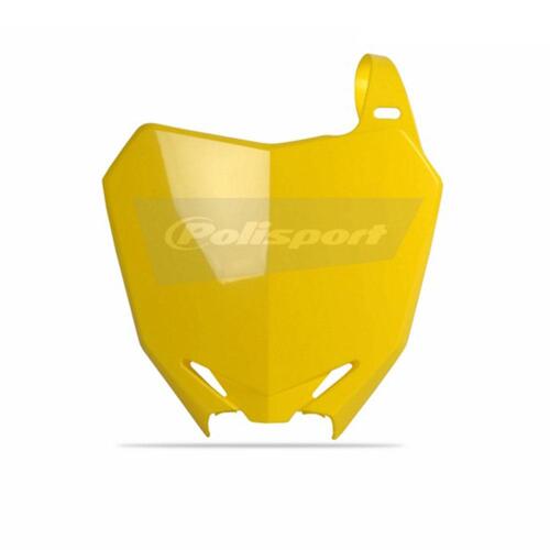 Polisport Front Number Plate - Suzuki RM-Z250 ('10-17), RM-Z450 ('08-17) - Yellow