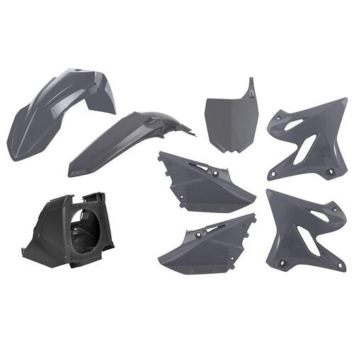 Polisport MX Restyle Kit w/ Airbox & Fork Guards - Yam YZ125/250 - Nardo Grey