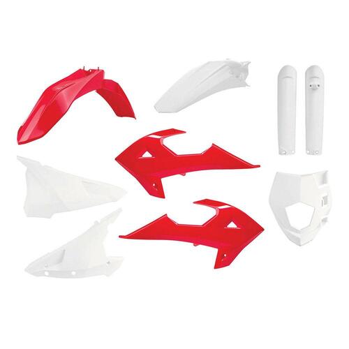 Polisport Enduro Kit Gas Gas 18-20/Rieju 21-23 - Red/White