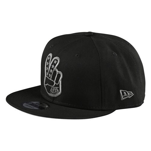 Troy Lee Designs 21 PEACE SIGN HAT Black OSFA