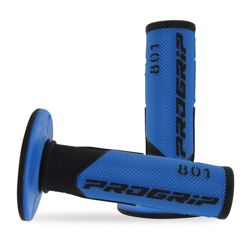 Progrip Black/Light Blue Dual Density 801 Half Waffle Grip