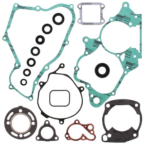 Vertex Complete Gasket Set W/ Oil Seals Honda CR80R 86-91