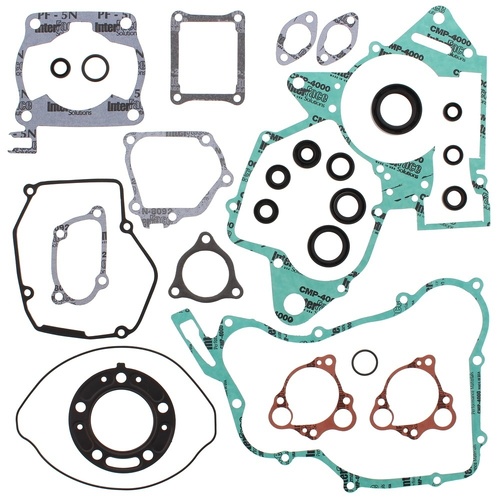 Vertex Complete Gasket Set W/ Oil Seals Honda CR125R 90-97