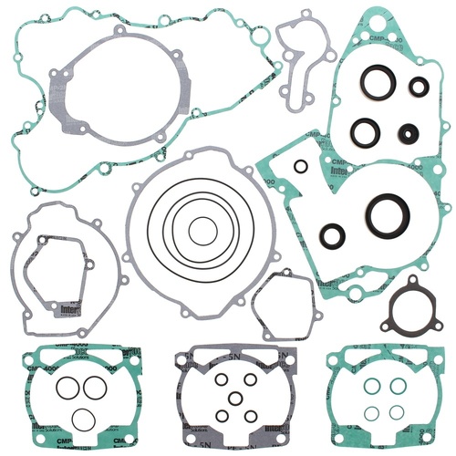 Vertex Complete Gasket Set with Oil Seals - KTM EXC 360 96-97, EXC 380 98-02, More