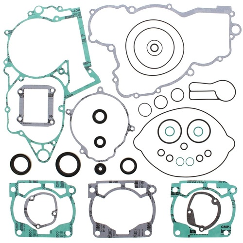 Vertex Complete Gasket Set with Oil Seals - KTM EXC 300 05, MXC 300 05, XC 300 06-07, XC-W 300 06-07