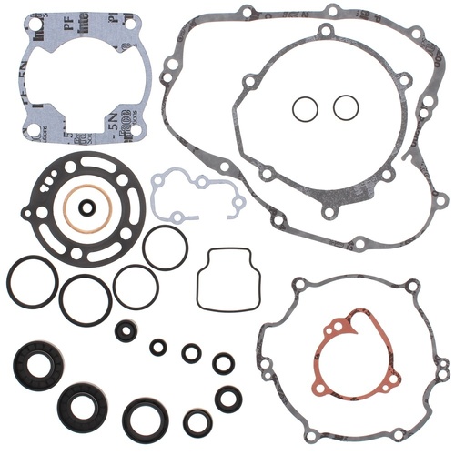 Vertex Complete Gasket Set with Oil Seals - Kawasaki KX100 98-05, Suzuki RM100 03