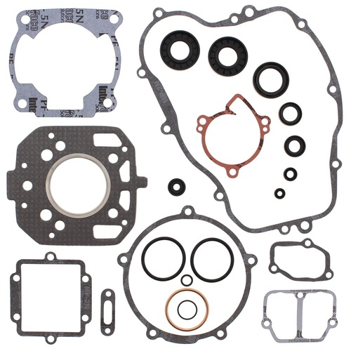 Vertex Complete Gasket Set with Oil Seals - Kawasaki KX125 87