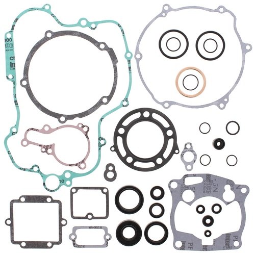 Vertex Complete Gasket Set with Oil Seals - Kawasaki KX125 94