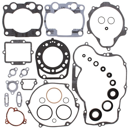 Vertex Complete Gasket Set with Oil Seals - Kawasaki KX250 90-91