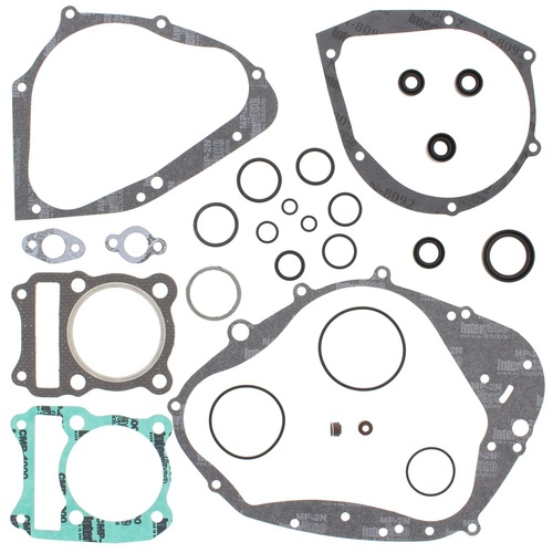 Vertex Complete Gasket Set with Oil Seals - Suzuki DR200 86-88, DR200 SE 96-15