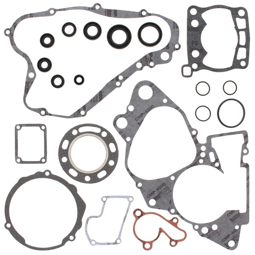 Vertex Complete Gasket Set with Oil Seals - Suzuki RM125 89