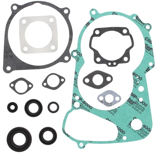 Vertex Complete Gasket Set with Oil Seals - Kawasaki KFX50 03-06, Suzuki LT-A50 02-05