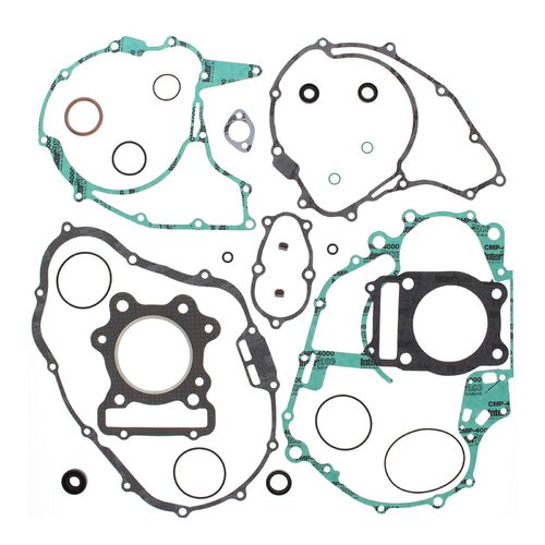 Vertex Complete Gasket Set W/ Oil Seals Honda TRX300 88-00 OB