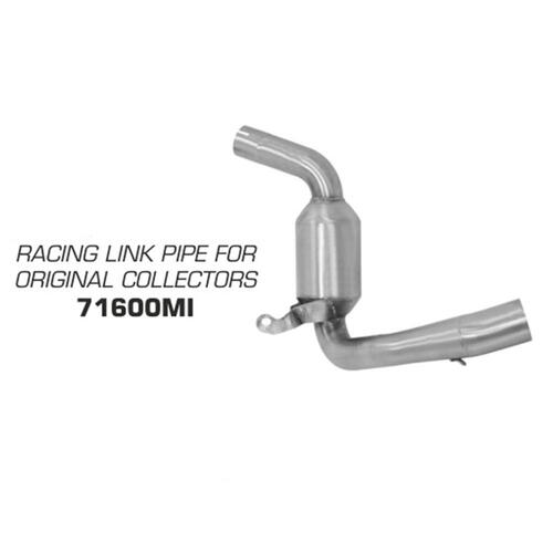 Arrow Non-Cat Link Pipe for KTM Duke 390 ('13-16) in SS