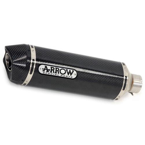 Arrow Race-Tech Muffler for Apr RSV4, Tuono V4R in Carbon Fibre w/CF Cap