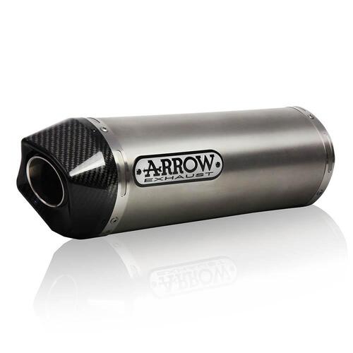 Arrow Race-Tech Muffler for Duc MS 1200 & Diavel in Titanium w/CF Cap