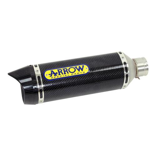 Arrow Street Thunder Muffler for Yam MT-09 ('13-20) in Carbon Fibre w/CF Cap