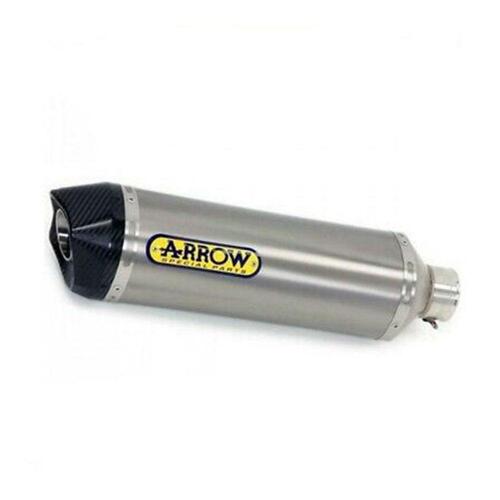 Arrow Street Thunder Muffler for Yam MT-07 ('14-) in Titanium w/CF Cap