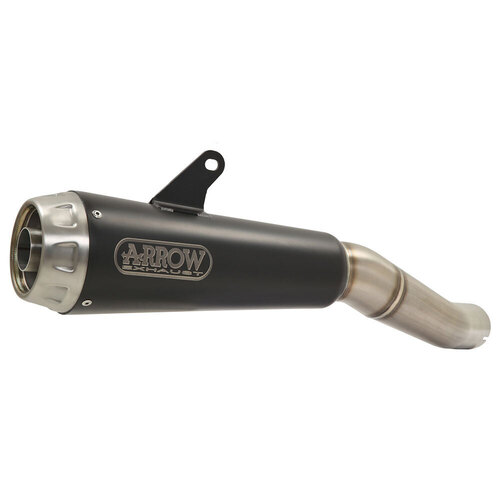 Arrow Pro-Racing Muffler for Suz GSX-S 1000/F ('15-) in Nichrom Dark w/St Cap