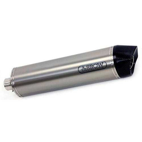 Arrow Race-Tech Muffler for Yam XT1200Z ('10-) in Titanium w/CF Cap