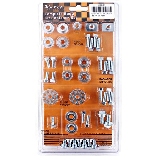 Keiti Complete Body Kit Fastener Set - Honda CR125/250, CRF450R