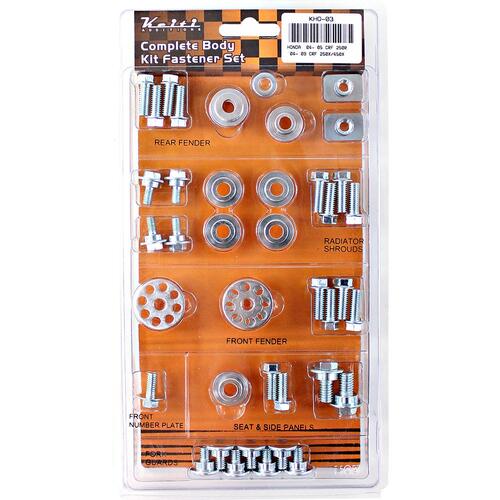 Keiti Complete Body Kit Fastener Set - Honda CRF250R, CRF250X/450X