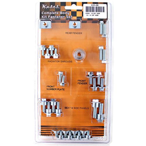 Keiti Complete Body Kit Fastener Set - Honda CRF250R, CRF450R