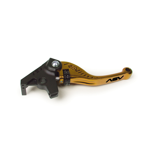 ASV Honda Gold F3 Shorty Brake Lever - RC 51/RVT 1000 SP-1 SP-2 2000-2006