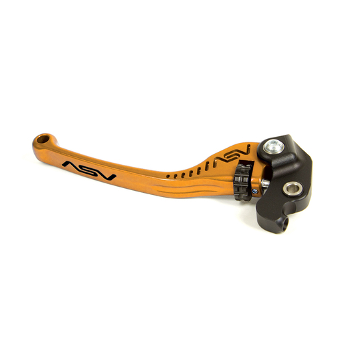 ASV KTM Gold F3 Long Clutch Lever - Supermoto 690 SMC/SMCR 2008-2013