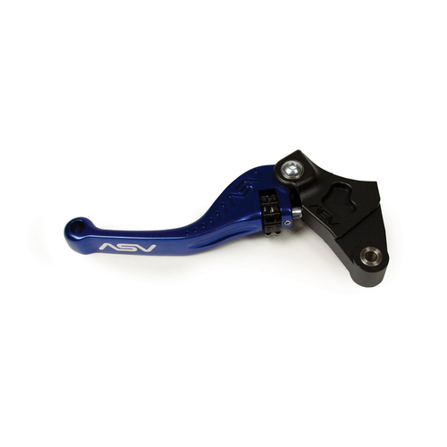 ASV KTM Blue F3 Shorty Clutch Lever - Supermoto 690 SMC/SMCR 2008-2013