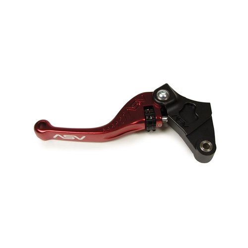 ASV KTM Red F3 Shorty Clutch Lever - Supermoto 690 SMC/SMCR 2008-2013