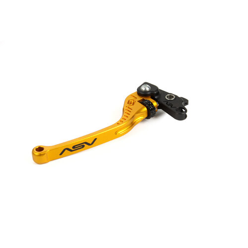 ASV Triumph Gold C5 Long Clutch Lever - Speed Triple/R/S/RS 2012-2019