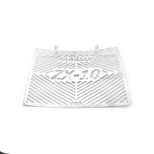 Branded Radiator Guard  stainless - Kawasaki ZX-10R/RR '21-