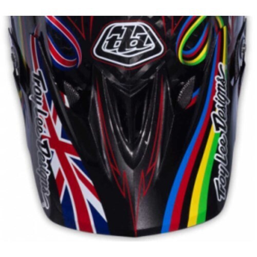 Troy Lee Designs 13 D3 Peat Visor Red