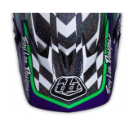 Troy Lee Designs 13 D3 Team Visor Black/Green