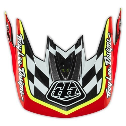 Troy Lee Designs 13 D3 Team Visor Red