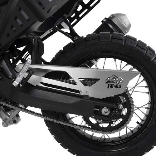 Brushed stainless Chain Guard, Yamaha XTZ700 Tenere '19-