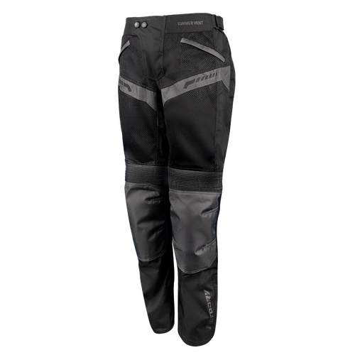 MotoDry 'Summer-Vent' Road Pants - Black