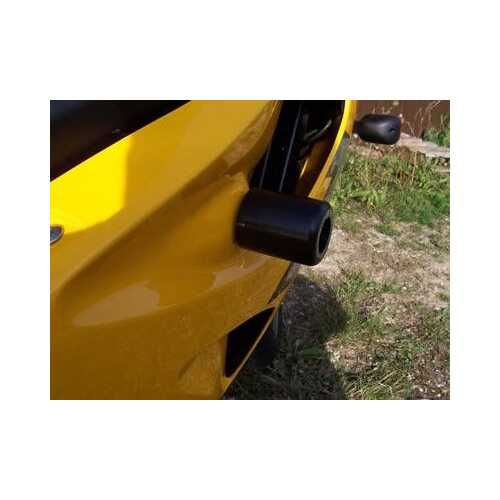 Crash Protectors (Black) - Triumph TT600