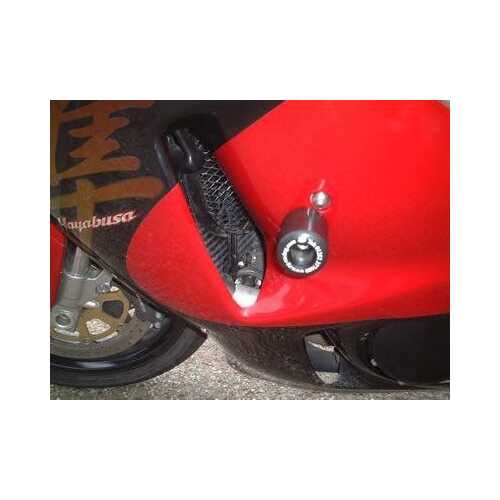 Crash Protectors (White) - Suzuki GSX1300R Hayabusa '99-'07