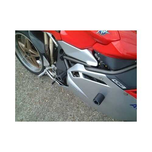 Crash Protectors (Black) - MV Agusta F4, tops