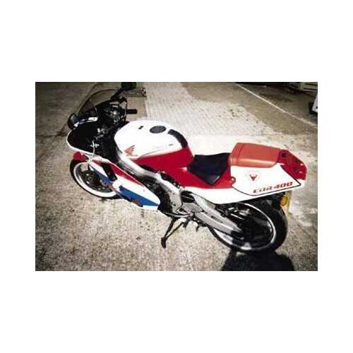 Crash Protectors (White) - Honda CBR400 Tri Arm