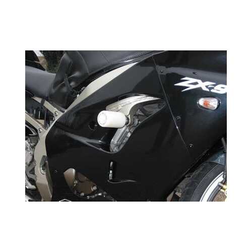 Crash Protectors (Black) - Kawasaki ZX9R F