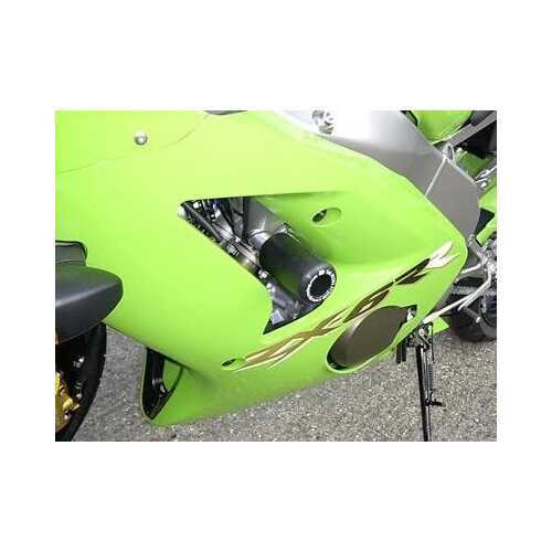 Crash Protectors (Black) - Kawasaki ZX6R '03'04 (NEW 636)