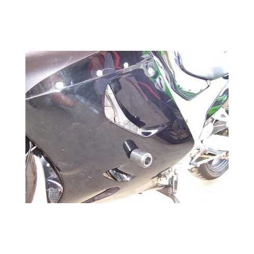 Crash Protectors (Black) - Kawasaki ZZR1100/1200