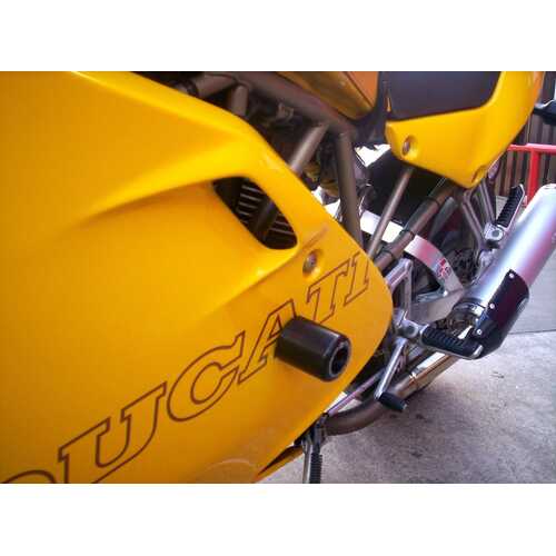 Crash Protectors (Black) - Ducati 900SS up to '98