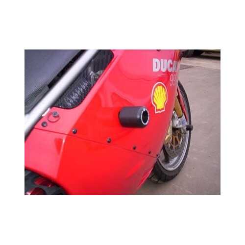 Crash Protectors (Black) - Ducati 998