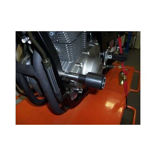 Crash Protectors (Black) - Suzuki GS500 (Unfaired)