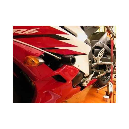 Crash Protectors (Black) - Yamaha YZF-R6 '06-