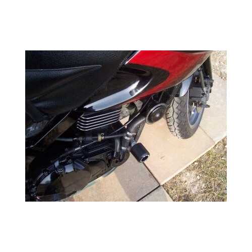 Crash Protectors (Black) - Kawasaki GPZ 500